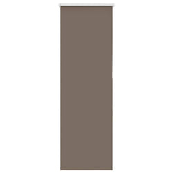 vidaXL Roller Blind Blackout Coffee 65x130 cm Fabric Width 60.7 cm Polyester - 40 x 130 cm