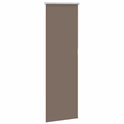 vidaXL Roller Blind Blackout Coffee 65x130 cm Fabric Width 60.7 cm Polyester - 50 x 130 cm - Additional view 2