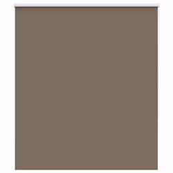 vidaXL Roller Blind Blackout Coffee 65x130 cm Fabric Width 60.7 cm Polyester - 135 x 130 cm