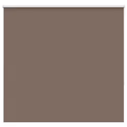 vidaXL Roller Blind Blackout Coffee 65x130 cm Fabric Width 60.7 cm Polyester - 145 x 130 cm