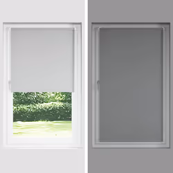 vidaXL Roller Blind Blackout Coffee 65x130 cm Fabric Width 60.7 cm Polyester - 50 x 150 cm - Additional view 8