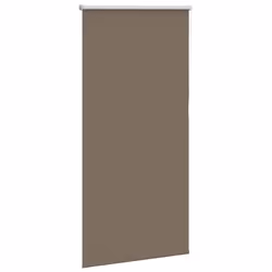 vidaXL Roller Blind Blackout Coffee 65x130 cm Fabric Width 60.7 cm Polyester - 70 x 150 cm - Additional view 2