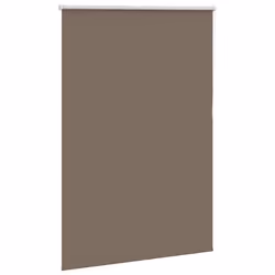 vidaXL Roller Blind Blackout Coffee 65x130 cm Fabric Width 60.7 cm Polyester - 105 x 150 cm