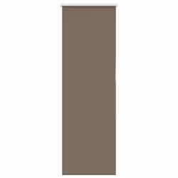 vidaXL Roller Blind Blackout Coffee 65x130 cm Fabric Width 60.7 cm Polyester - 50 x 175 cm