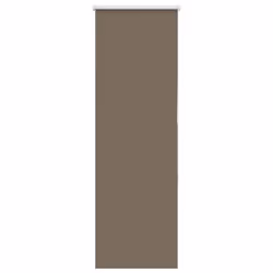 vidaXL Roller Blind Blackout Coffee 65x130 cm Fabric Width 60.7 cm Polyester - 60 x 175 cm
