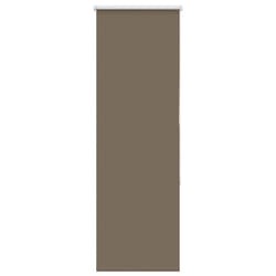 vidaXL Roller Blind Blackout Coffee 65x130 cm Fabric Width 60.7 cm Polyester - 60 x 175 cm