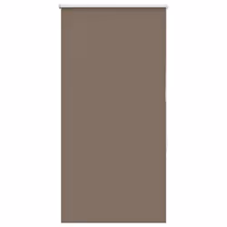 vidaXL Roller Blind Blackout Coffee 65x130 cm Fabric Width 60.7 cm Polyester - 65 x 175 cm