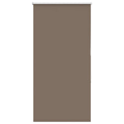 vidaXL Roller Blind Blackout Coffee 65x130 cm Fabric Width 60.7 cm Polyester - 65 x 175 cm
