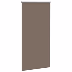vidaXL Roller Blind Blackout Coffee 65x130 cm Fabric Width 60.7 cm Polyester - 70 x 175 cm