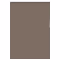 vidaXL Roller Blind Blackout Coffee 65x130 cm Fabric Width 60.7 cm Polyester - 110 x 175 cm