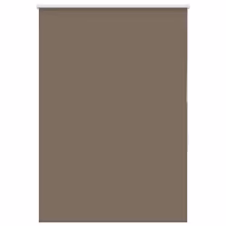 vidaXL Roller Blind Blackout Coffee 65x130 cm Fabric Width 60.7 cm Polyester - 115 x 175 cm