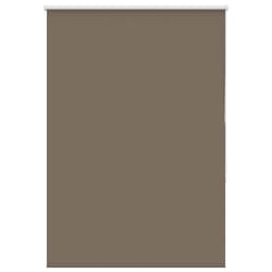 vidaXL Roller Blind Blackout Coffee 65x130 cm Fabric Width 60.7 cm Polyester - 115 x 175 cm