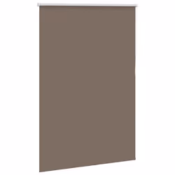 vidaXL Roller Blind Blackout Coffee 65x130 cm Fabric Width 60.7 cm Polyester - 115 x 175 cm