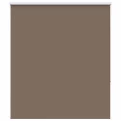 vidaXL Roller Blind Blackout Coffee 65x130 cm Fabric Width 60.7 cm Polyester - 125 x 175 cm