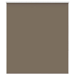 vidaXL Roller Blind Blackout Coffee 65x130 cm Fabric Width 60.7 cm Polyester - 125 x 175 cm