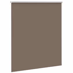 vidaXL Roller Blind Blackout Coffee 65x130 cm Fabric Width 60.7 cm Polyester - 125 x 175 cm