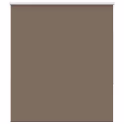vidaXL Roller Blind Blackout Coffee 65x130 cm Fabric Width 60.7 cm Polyester - 135 x 175 cm