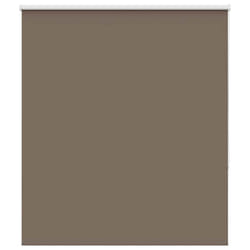vidaXL Roller Blind Blackout Coffee 65x130 cm Fabric Width 60.7 cm Polyester - 135 x 175 cm