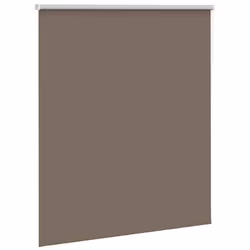 vidaXL Roller Blind Blackout Coffee 65x130 cm Fabric Width 60.7 cm Polyester - 140 x 175 cm