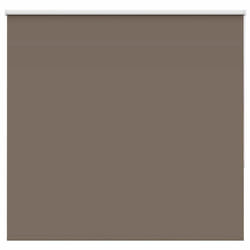 vidaXL Roller Blind Blackout Coffee 65x130 cm Fabric Width 60.7 cm Polyester - 165 x 175 cm