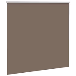 vidaXL Roller Blind Blackout Coffee 65x130 cm Fabric Width 60.7 cm Polyester - 165 x 175 cm