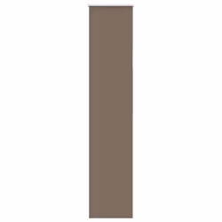 vidaXL Roller Blind Blackout Coffee 65x130 cm Fabric Width 60.7 cm Polyester - 60 x 210 cm