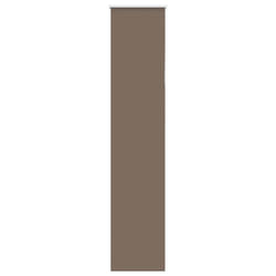 vidaXL Roller Blind Blackout Coffee 65x130 cm Fabric Width 60.7 cm Polyester - 60 x 210 cm