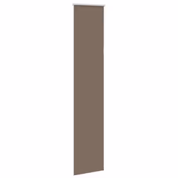 vidaXL Roller Blind Blackout Coffee 65x130 cm Fabric Width 60.7 cm Polyester - 60 x 210 cm