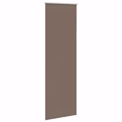 vidaXL Roller Blind Blackout Coffee 65x130 cm Fabric Width 60.7 cm Polyester - 65 x 210 cm