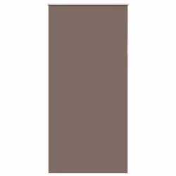 vidaXL Roller Blind Blackout Fabric Polyester - coffee, 100 x 210 cm