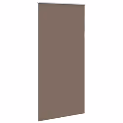vidaXL Roller Blind Blackout Fabric Polyester - coffee, 100 x 210 cm