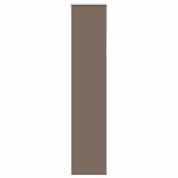 vidaXL Roller Blind Blackout Coffee 65x130 cm Fabric Width 60.7 cm Polyester - 40 x 230 cm