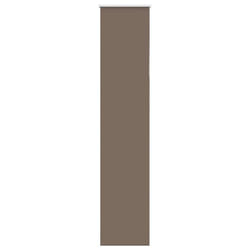 vidaXL Roller Blind Blackout Coffee 65x130 cm Fabric Width 60.7 cm Polyester - 40 x 230 cm
