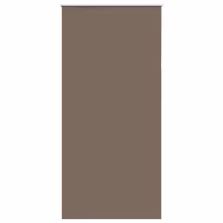 vidaXL Roller Blind Blackout Coffee 65x130 cm Fabric Width 60.7 cm Polyester - 110 x 230 cm
