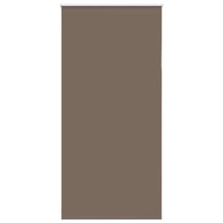 vidaXL Roller Blind Blackout Coffee 65x130 cm Fabric Width 60.7 cm Polyester - 115 x 230 cm