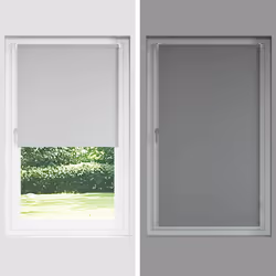 vidaXL Roller Blind Blackout Coffee 65x130 cm Fabric Width 60.7 cm Polyester - 135 x 230 cm - Additional view 8