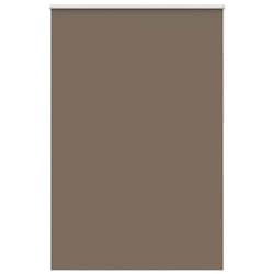 vidaXL Roller Blind Blackout Coffee 65x130 cm Fabric Width 60.7 cm Polyester - 165 x 230 cm