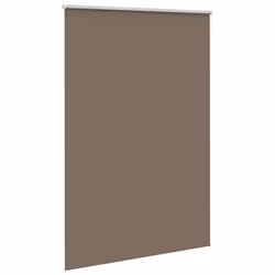 vidaXL Roller Blind Blackout Coffee 65x130 cm Fabric Width 60.7 cm Polyester - 165 x 230 cm