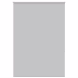 vidaXL Roller Blind Blackout Fabric Polyester - light grey, 100 x 175 cm