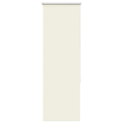 vidaXL Roller Blind Blackout Off White 75x230 cm Fabric Width 70.7 cm Polyester - off white, 55 x 130 cm