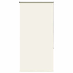 vidaXL Roller Blind Blackout Off White 75x230 cm Fabric Width 70.7 cm Polyester - off white, 80 x 130 cm