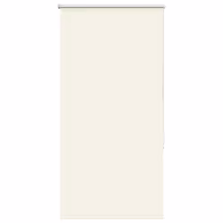 vidaXL Roller Blind Blackout Off White 75x230 cm Fabric Width 70.7 cm Polyester - off white, 85 x 130 cm