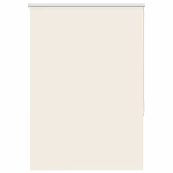 vidaXL Roller Blind Blackout Fabric Polyester - off white, 100 x 130 cm