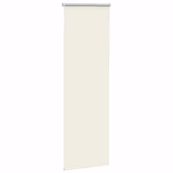 vidaXL Roller Blind Blackout Off White 75x230 cm Fabric Width 70.7 cm Polyester - off white, 45 x 150 cm