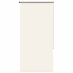 vidaXL Roller Blind Blackout Off White 75x230 cm Fabric Width 70.7 cm Polyester - off white, 70 x 150 cm
