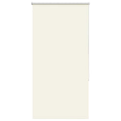 vidaXL Roller Blind Blackout Off White 75x230 cm Fabric Width 70.7 cm Polyester - off white, 70 x 150 cm