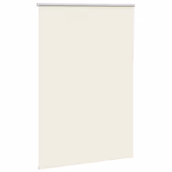 vidaXL Roller Blind Blackout Fabric Polyester - off white, 100 x 150 cm