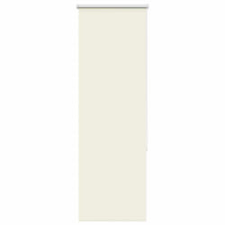 vidaXL Roller Blind Blackout Off White 75x230 cm Fabric Width 70.7 cm Polyester - off white, 40 x 175 cm