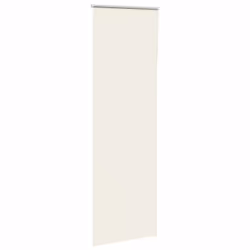 vidaXL Roller Blind Blackout Off White 75x230 cm Fabric Width 70.7 cm Polyester - off white, 80 x 210 cm