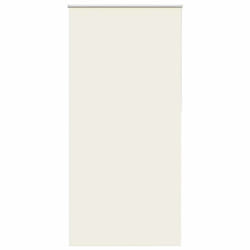 vidaXL Roller Blind Blackout Fabric Polyester - off white, 100 x 210 cm